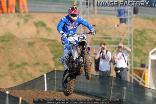 2009-10-03 Franciacorta - Motocross delle Nazioni 0048 Board camera - Antonio Cairoli - Yamaha 450 ITA